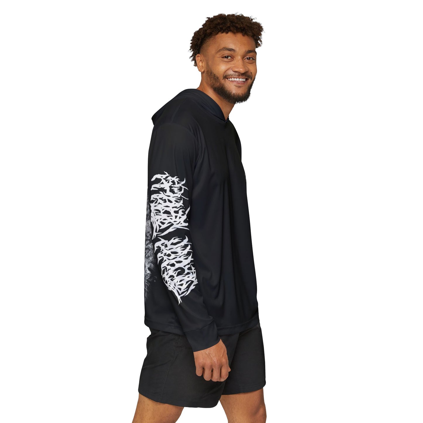 Solaceink x PBF Metal Tarpon - Performance Shirt Hooded