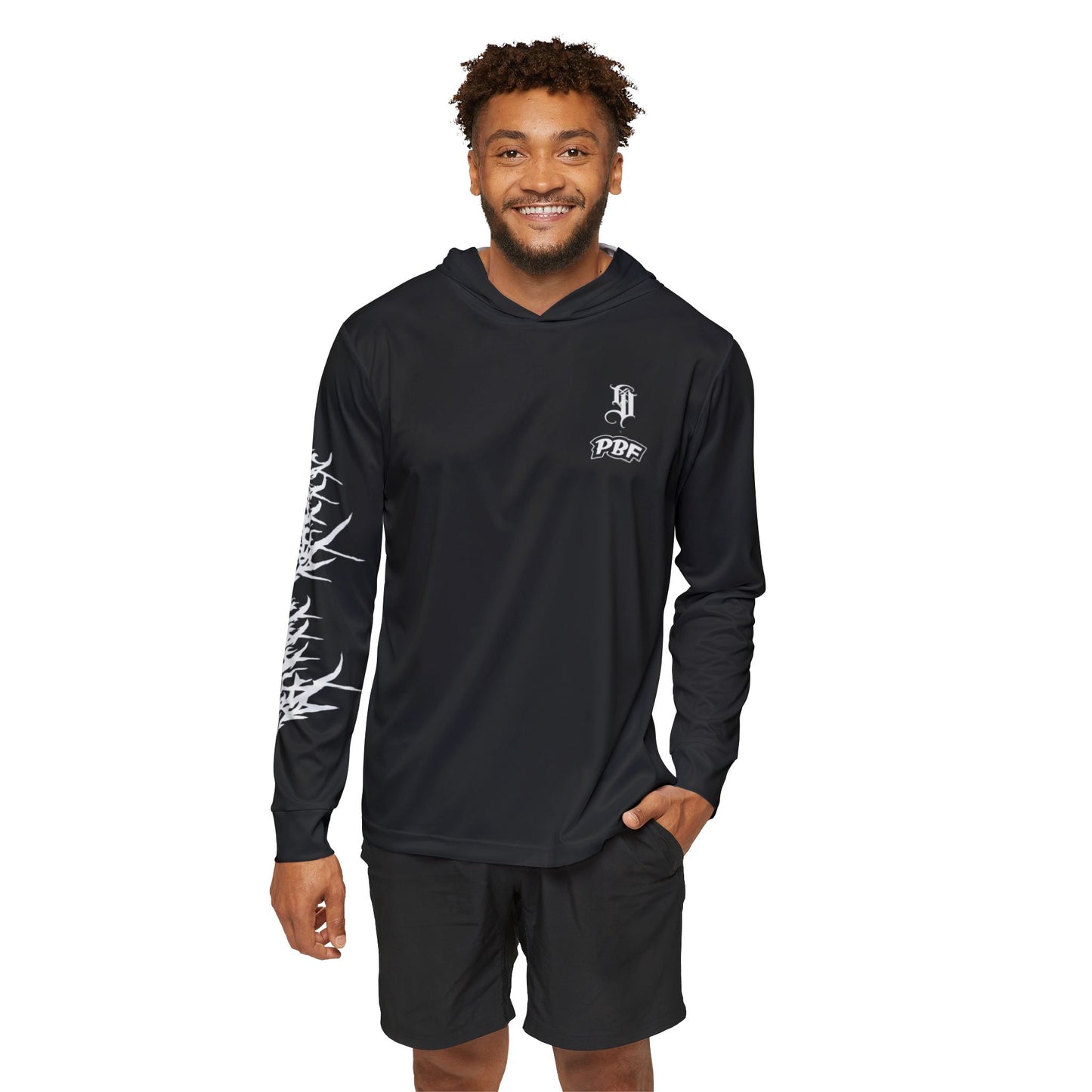 Solaceink x PBF Metal Tarpon - Performance Shirt Hooded