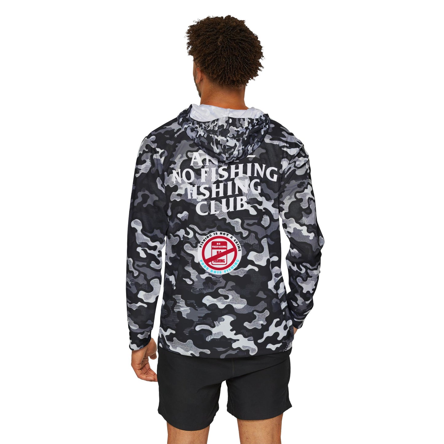 Anti No Fishing Club - Performance Hoodie Arctic Camo