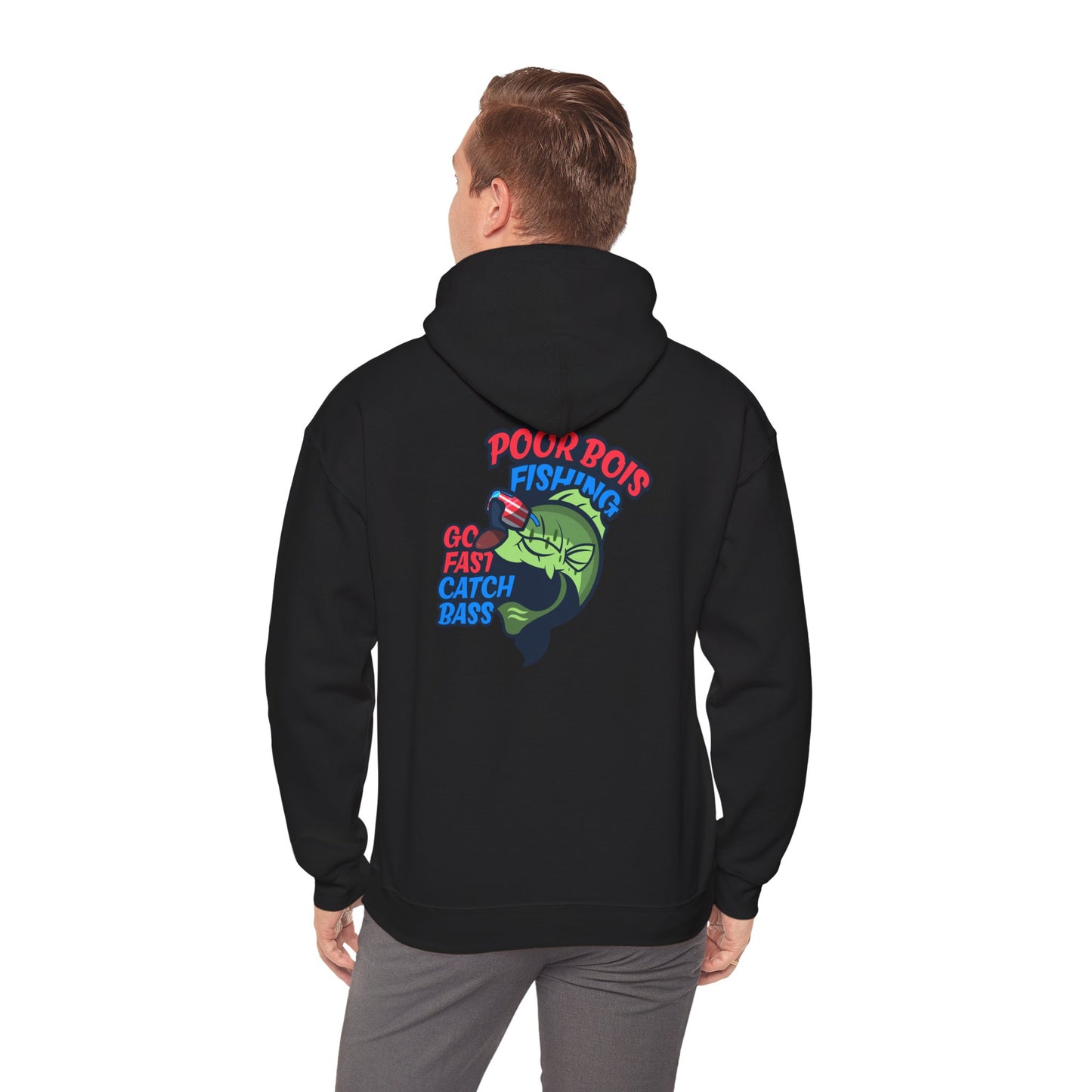 Go Fast Catch Bass - Pullover Hoodie