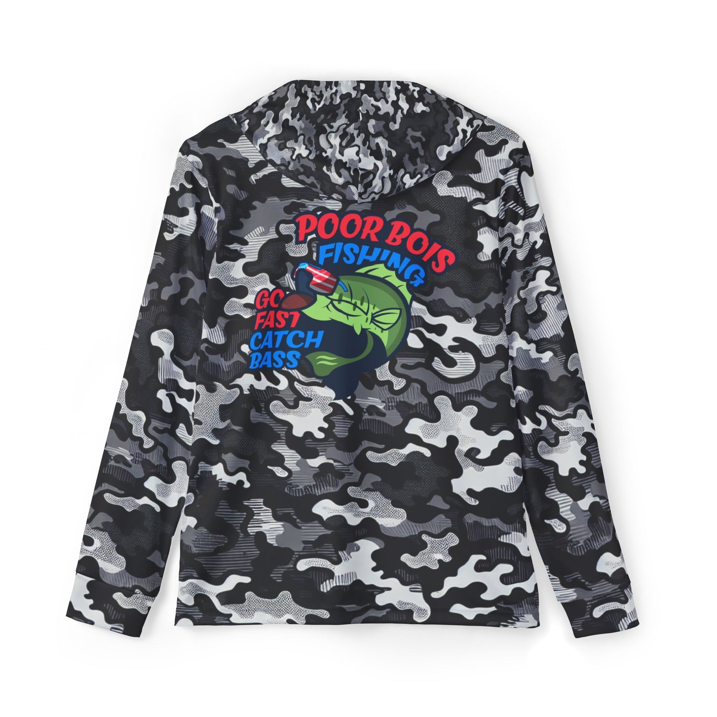 Go Fast Catch Bass - Performance Hoodie Arctic Camo