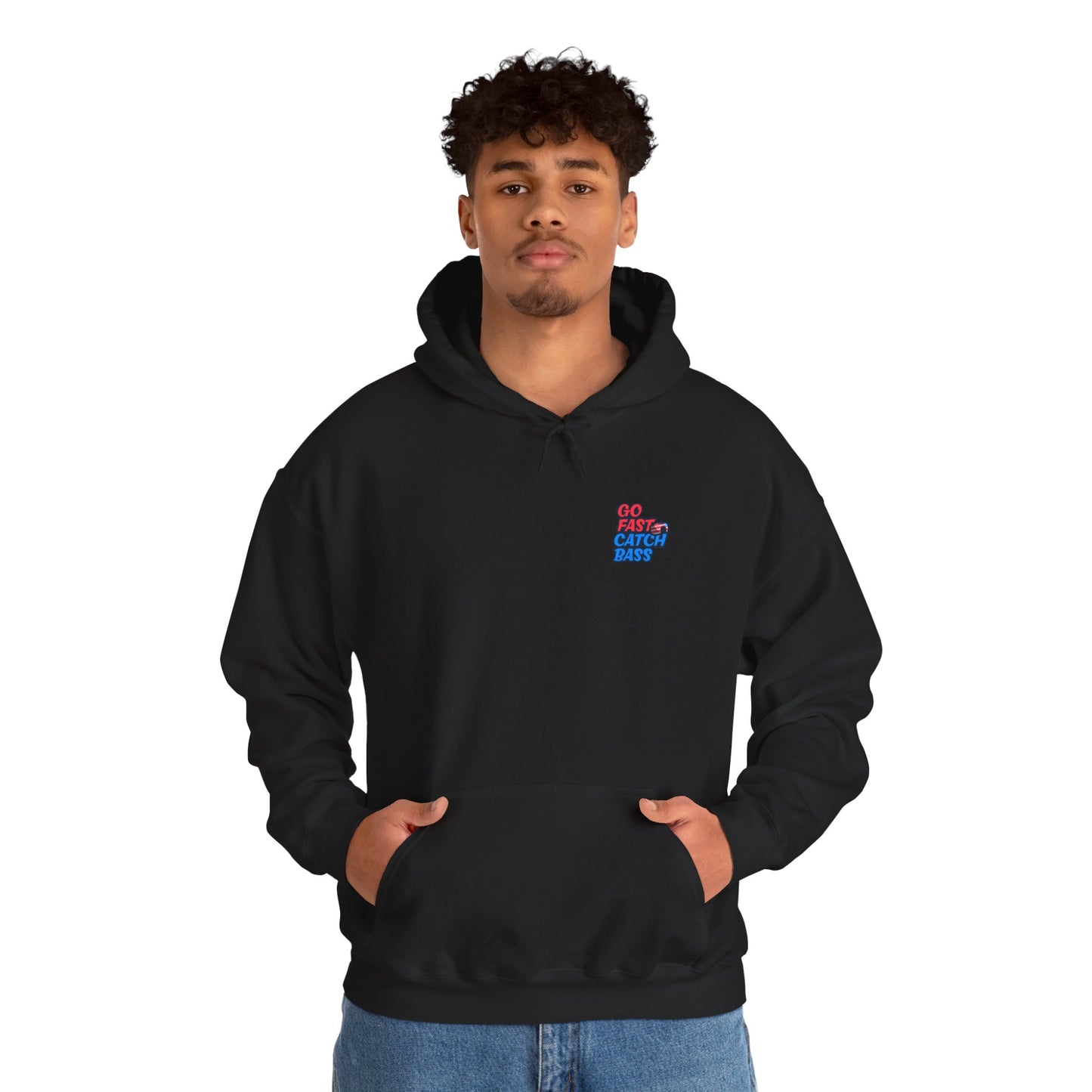 Go Fast Catch Bass - Pullover Hoodie