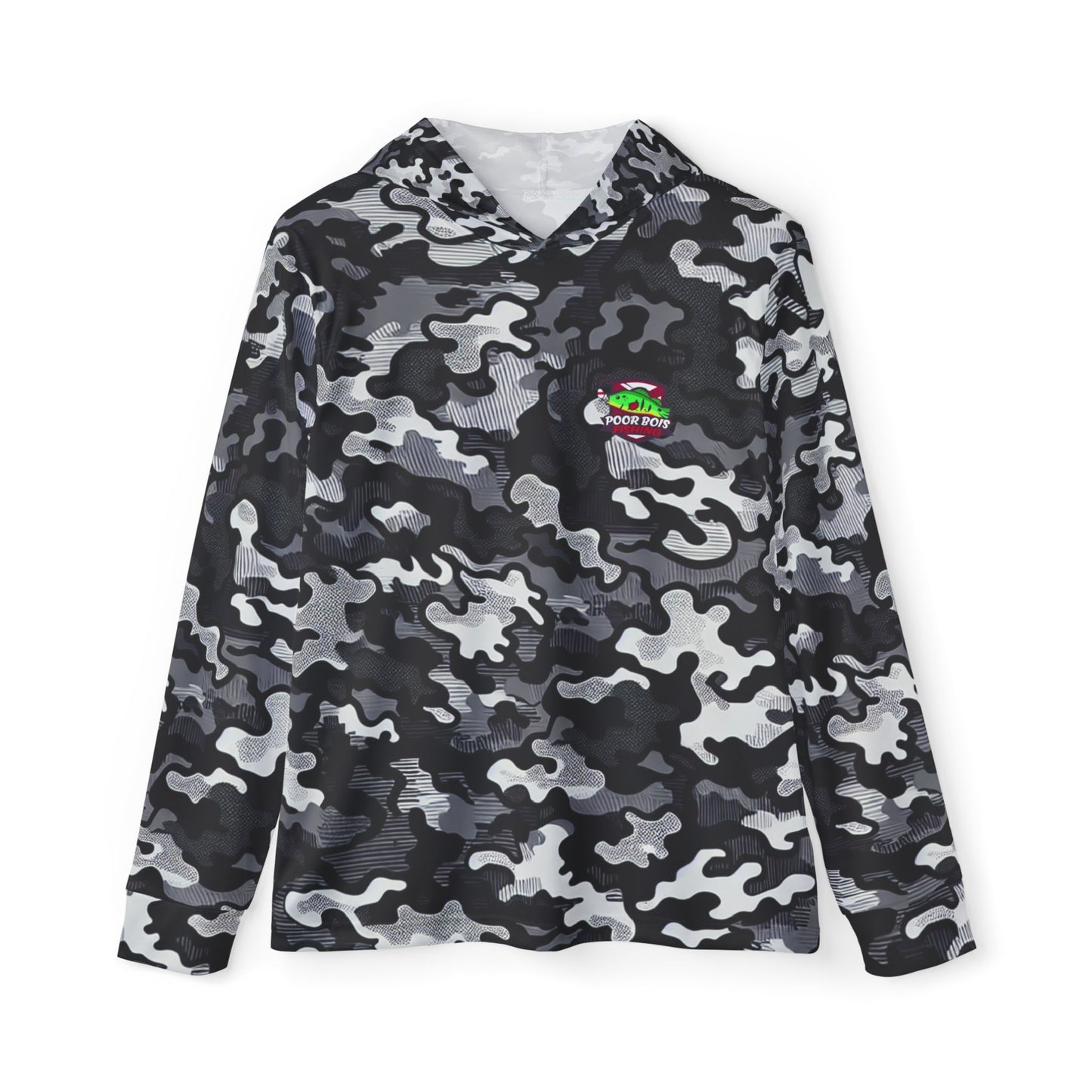 Florida Flag Peacock - Performance Hoodie Arctic Camo