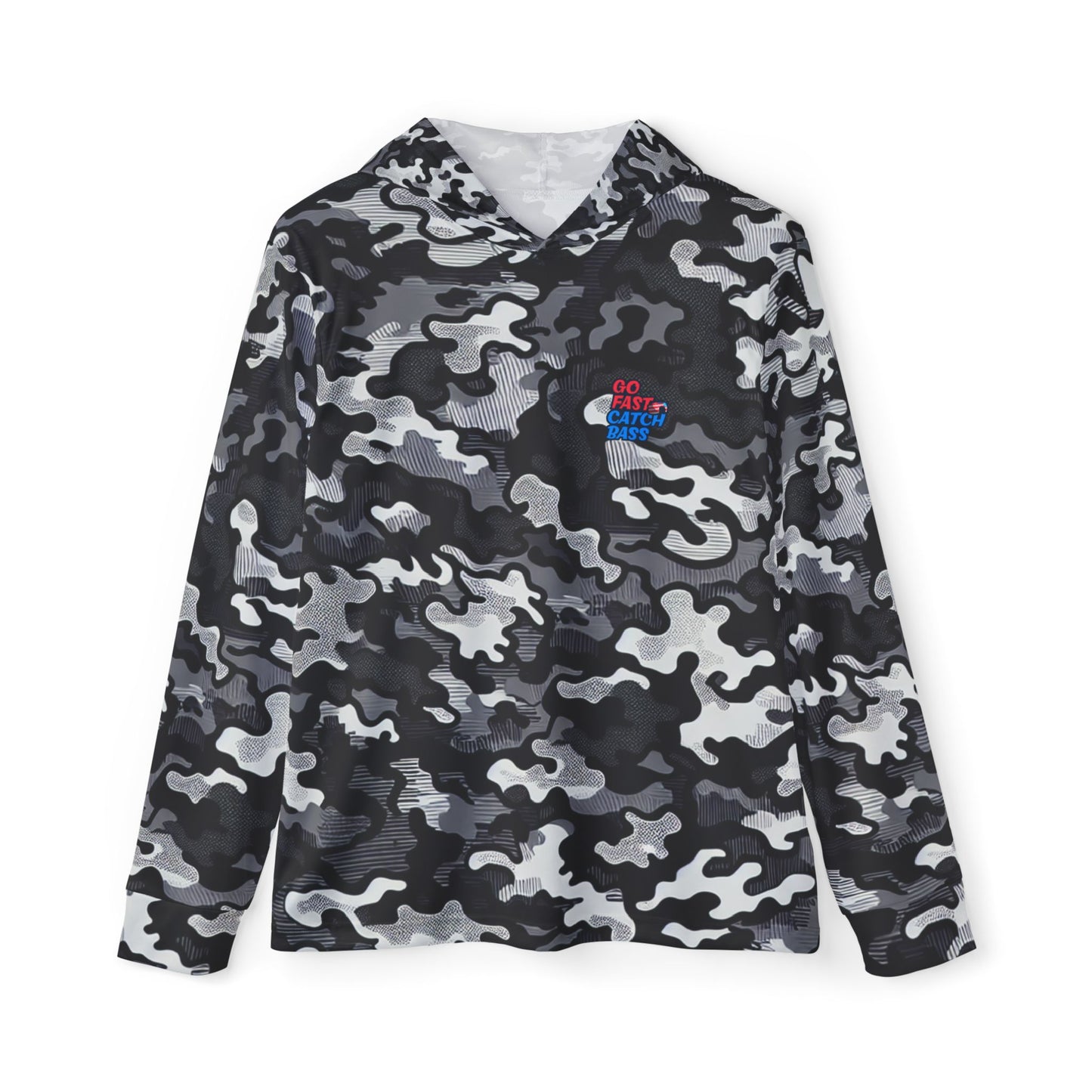Go Fast Catch Bass - Performance Hoodie Arctic Camo