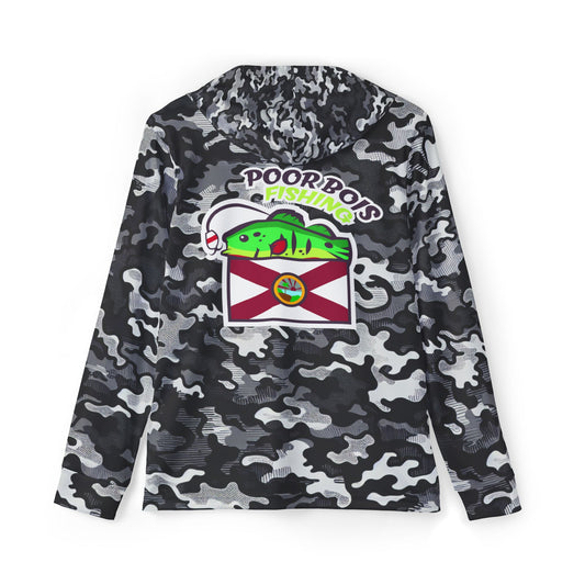 Florida Flag Peacock - Performance Hoodie Arctic Camo